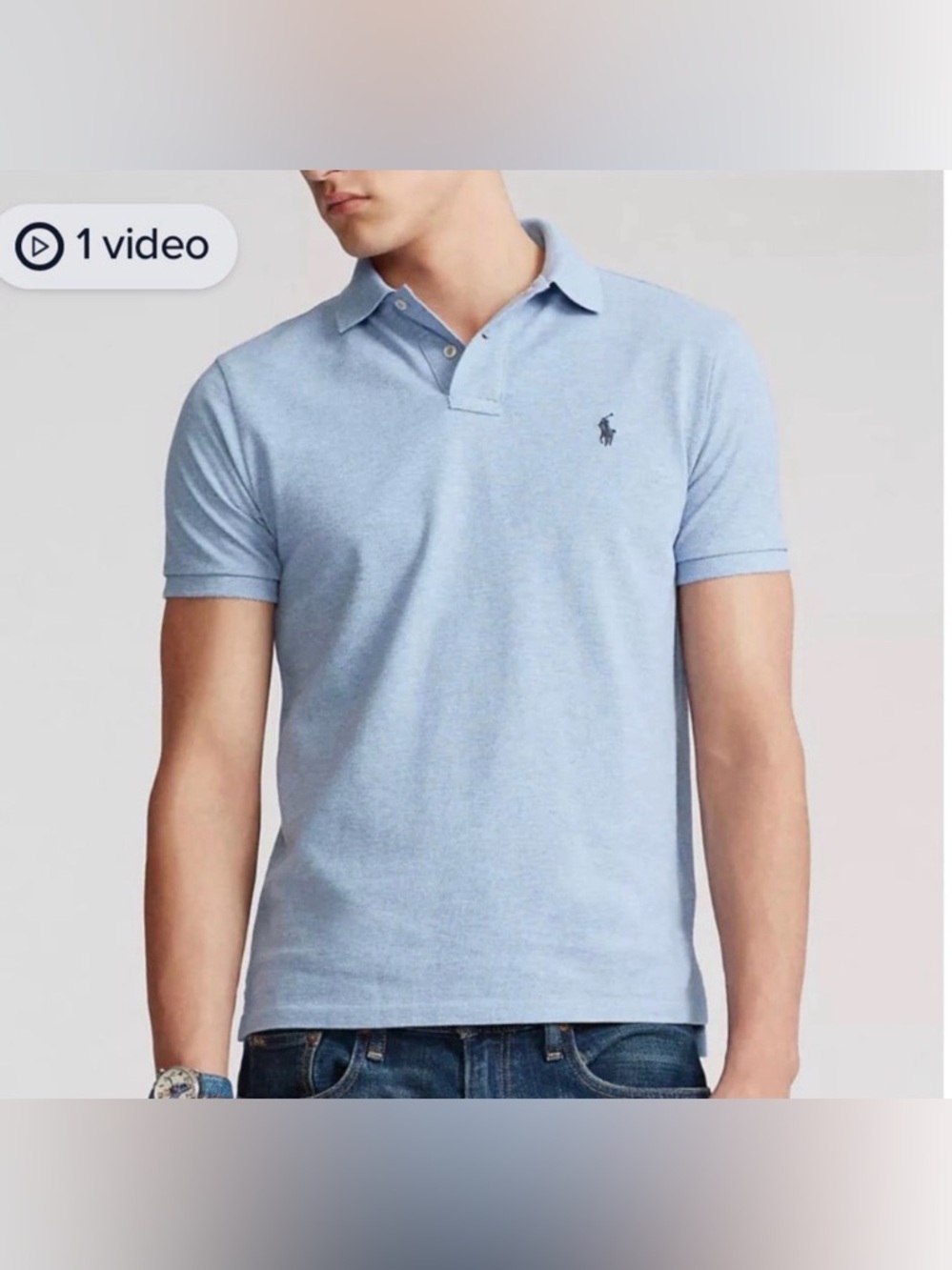Polo Ralph Lauren: Short-Sleeve Custom Slim Fit Shirt Size XL